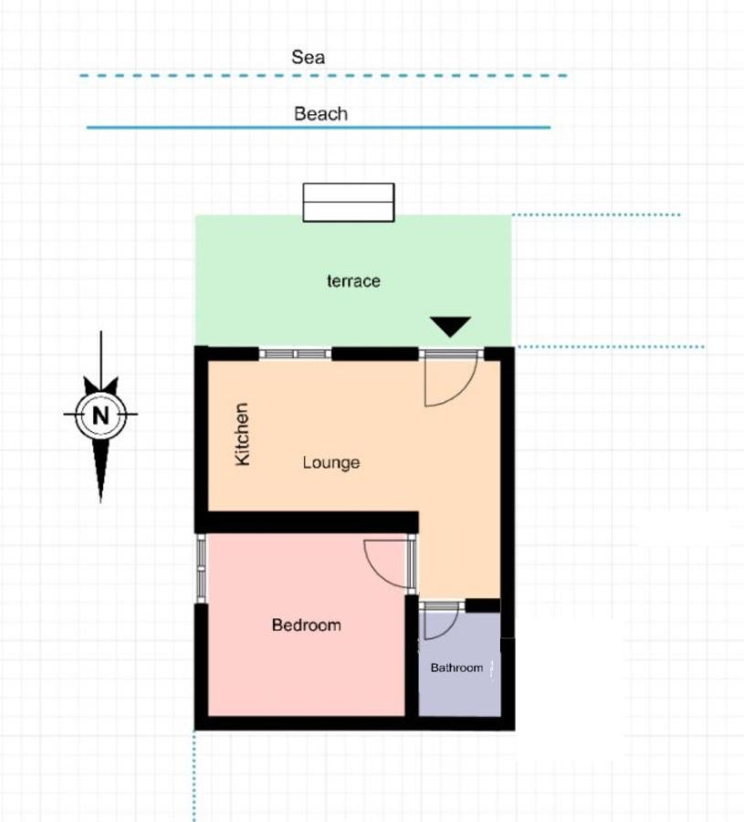 Kaminaki Beachfront Apartments Nisaki  Exterior photo